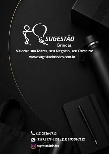 Catálogo Brindes Personalizados para Empresas | Sugestão Brindes